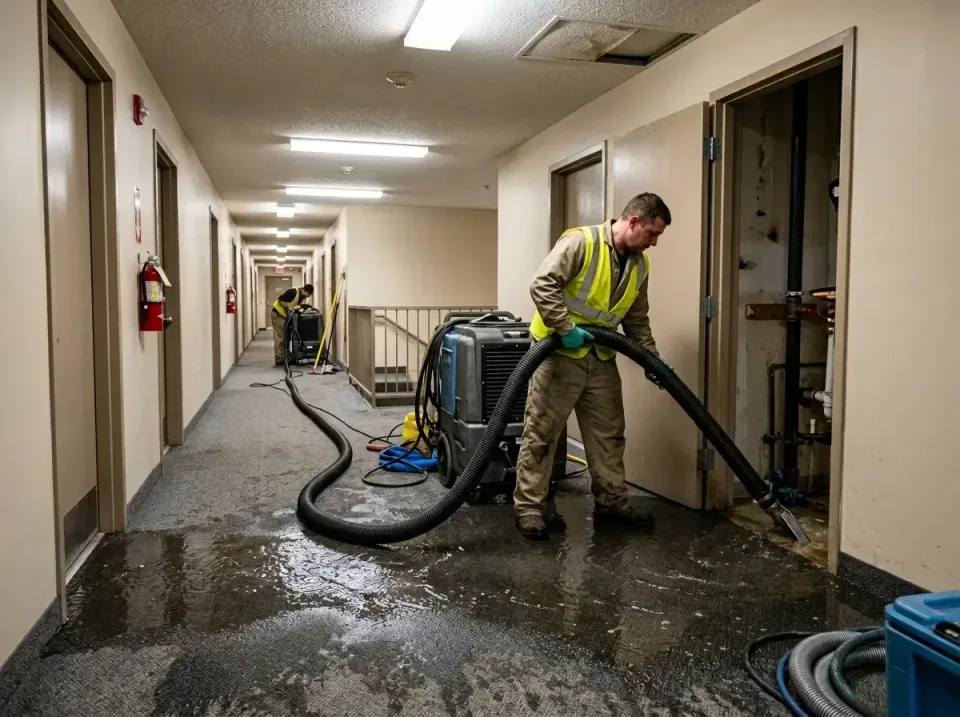 multi-unit-apartment-hallway-f-005 — frequently asked questions, Emergency Burst Pipe Water Extraction & Removal in Jasper,…